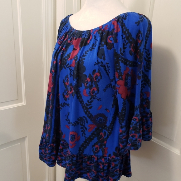 Style & Co. Colorful Knit Top Size Medium, Boho - Picture 2 of 8